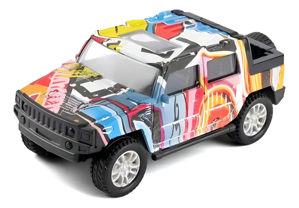 Camioneta Hip-hop 4x4 Metalica Escala 1:43 Pullback