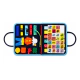 Tablero Libro Sensorial De Tela Didáctico Montessori