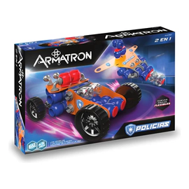 Armatron Policías 2 En 1  Rasti 60 Piezas