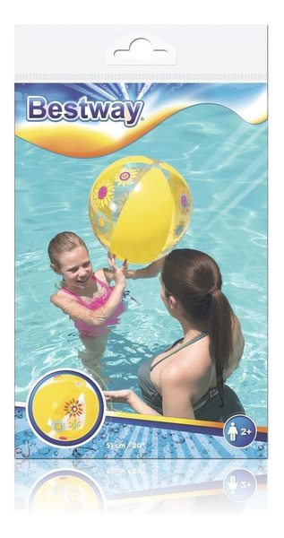 Pelota De Playa Verano Mediana 51 Cm Bestway