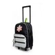 Mochila De 17 Carro Con Flor, Glitter Y Metalizada Zaphir