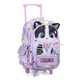 Mochila Escolar Con Carro Escolar 18'' Cat Gatito Chimola