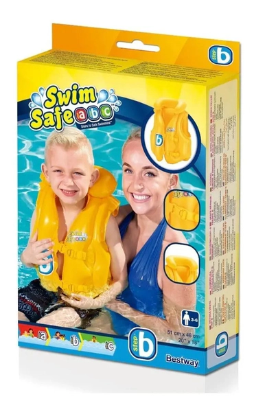 Chaleco Salvavidas Inflable Para Niños - 3-6 Años Bestway