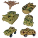 Set De Soldaditos Y Accesorios Para Combate Militar Niños