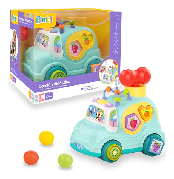 Camión Didáctico Interactivo Con Sonidos Y Formas Bimbi