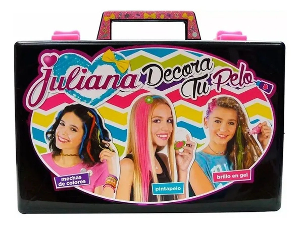 Juliana Valija Decora Tu Pelo Grande Original Con Accesorios
