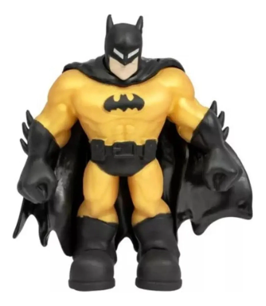 Muñeco Antiestrés Wabro Monsterflex Dc Batman Gold Estirable