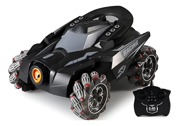 Bubble Smart Car Lanza Humo Y Burbujas Gira 360 Auto R/c