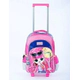 Mochila Lol Omg Surprise Con Carrito + Cartuchera De Regalo!