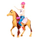 Muñeca Giani Hipica Con Caballo Y Accesorios