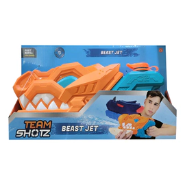 Pistola De Agua Beast Jet Dinosaurio 35cm Team Shotz