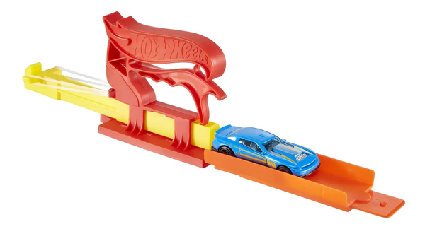 Pista Hot Wheels Lanzador De Bolsillo Con Auto