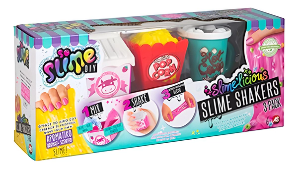 Slime Fábrica Kit Juego Didáctico Slime Shakers Texturas X 3