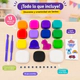 Play Doh Air Dry Clay Kit Arcilla 13 Colores Original