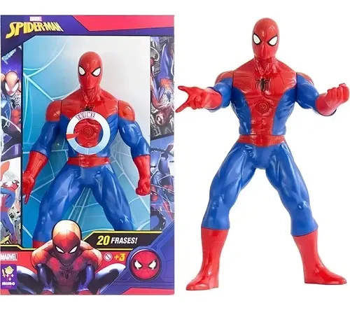 Muñeco Figura Spiderman Vengadores 50 Cm Avengers Articulado