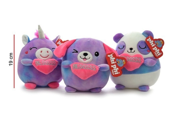 Peluche Con Corazon 19cm