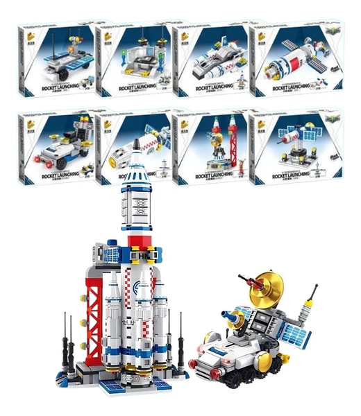 Set Lanzamiento Espacial Transformers 8 En 1 Coleccionable