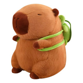 Juguetes De Peluche Capybara Y Mochilas De Tortugas Pequeñas