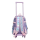 Mochila Escolar Unicornio 18' 4 Cierres C/carro Y Luz Zaphir