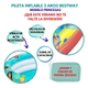 Pileta Inflable Infantil Princesas Disney 3 Aros Bestway