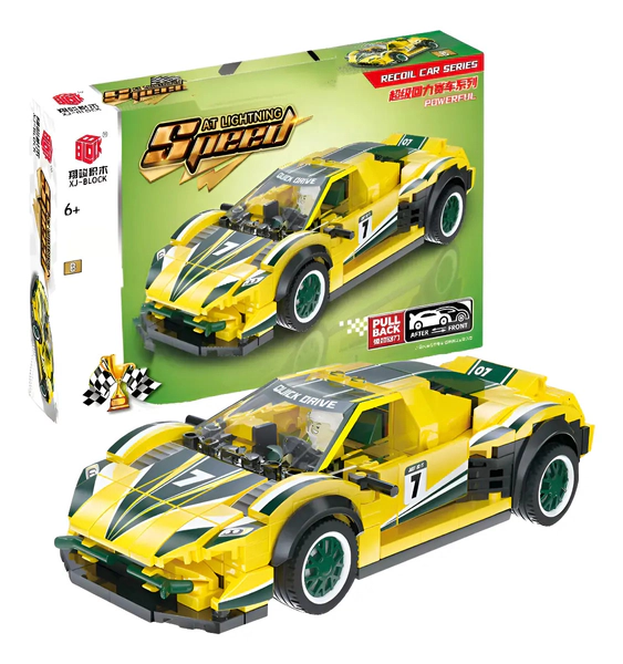 Set De Bloques Para Armar Auto 316 Piezas Construccion