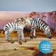Playsets Animales De La Selva Pack X 2 Original Wabro