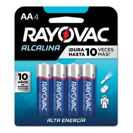 Pack 4 Pilas Alcalinas Rayovac Aa Oficial