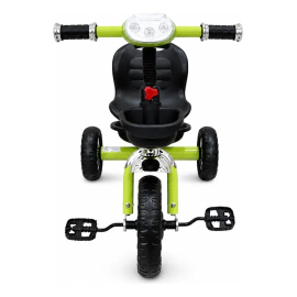 Triciclo Infantil Con 2 Canastos Y Farol Con Luz