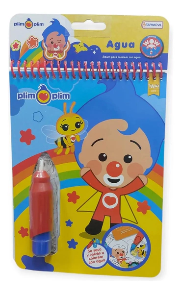 Agua Wow Libro Plim Plim Lapiz Mágico Para Colorear