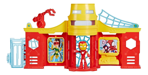 Juego De Construcción Torre Stark Marvel Hasbro 29 Cm