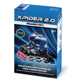 Patin Roller Extensible 4ruedas Luminosas Con 3 Modos De Uso