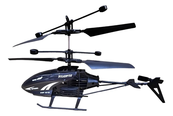 Helicóptero Control Remoto Carga Usb Sensor Luz Doble Hélice