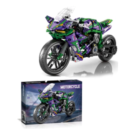 Bloques Para Armar Moto De Carreas Star 458 Piezas