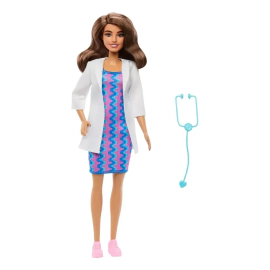 Muñeca Barbie Profesiones 30cm Con Accesorios Mattel Doctora