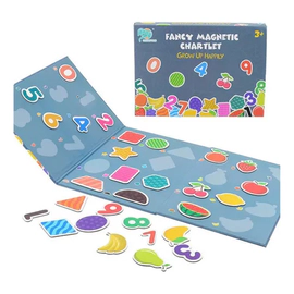 Libro Magnético Educativo Con Números, Figuras Y Frutas 40