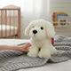 Peluche Perros Sentados Suaves 20cm. Phi Phi Toys Blanco