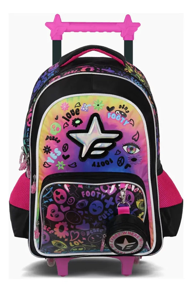 Mochila 18l Escolar Star Footy Niña