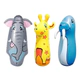 Punching Ball Infantil Inflable Boxeo Niños 89cm Animales