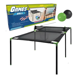 Mesa Red De Ping Pong Con La Mano Incluye 2 Pelotas