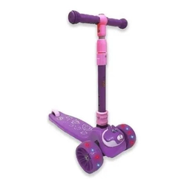 Monopatin Infantil Plegable 3 Ruedas C/alturas Luz Y Sonido