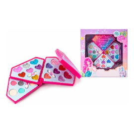 Set De Maquillaje Infantil Beauty Forma De Diamante Belleza