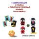 Juego Boomez Marvel Brilla En Oscuridad 4 Figuras C/ Cartas