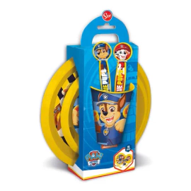 Combo 5 En 1 Gift Box Paw Patrol Chase Amarillo