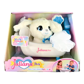 Juliana Mascota De Peluche Hora Del Baño Con Accesorios