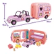 Auto Jeep Camper Nena C/ Caravana Y Accesorios