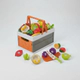 Canasta Shopping Velcro 32 Piezas Alimentos Cocina