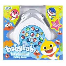Juego De Pesca Babyfish Musical Con 15 Peces Y 4 Cañas