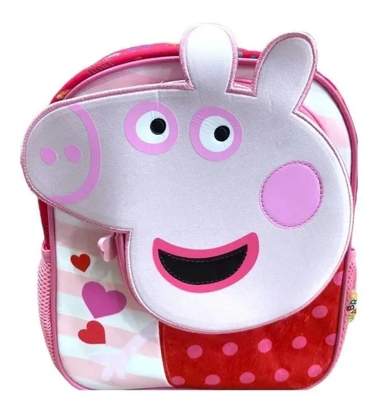 Mochila Peppa Pig + Cartuchera De Regalo! Wabro Original!