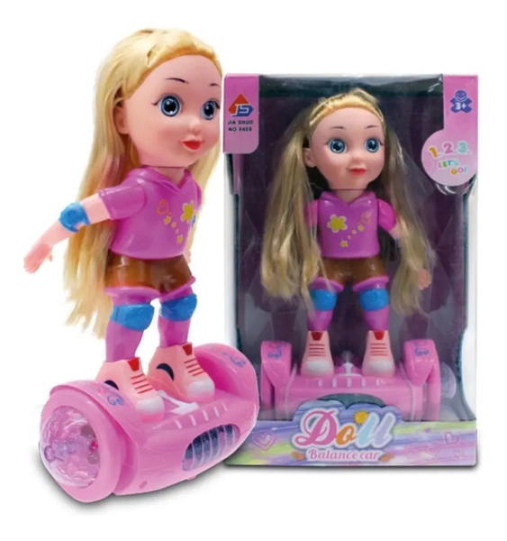 Muñeca Patina Hoverboard Gira 360° Luz Sonidos Original