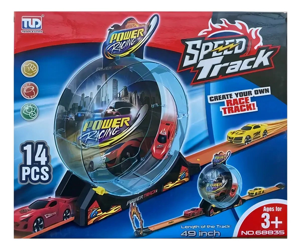Pista De Carrera Speed Track Ferris Giro 360 Power Racing
